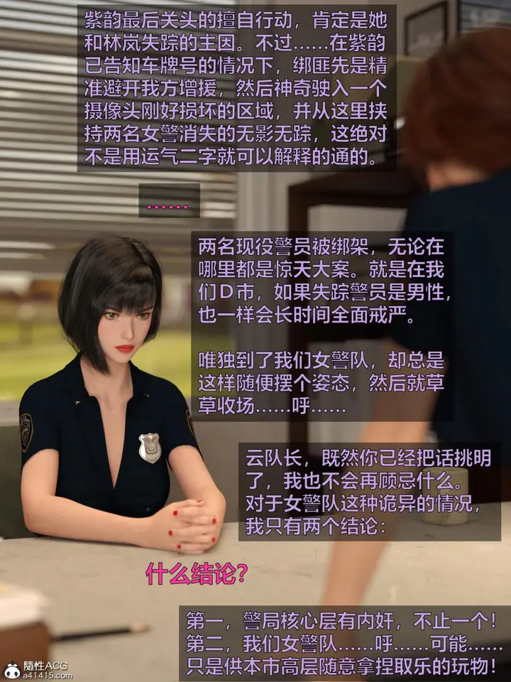 《[3D]黑丝女警队第一部-模特绑架事件》第4话图80
