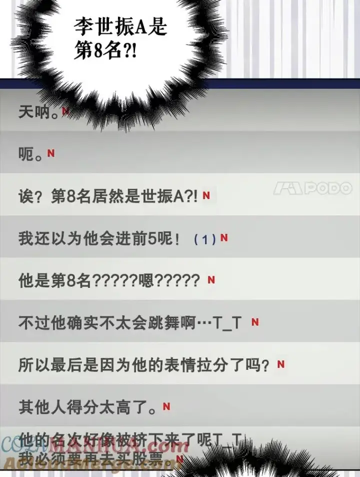 《不出道就完蛋了》24.公开名次图79