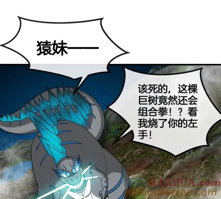 《重生为怪兽什么鬼》第50话 会组合拳的尊柏树图49