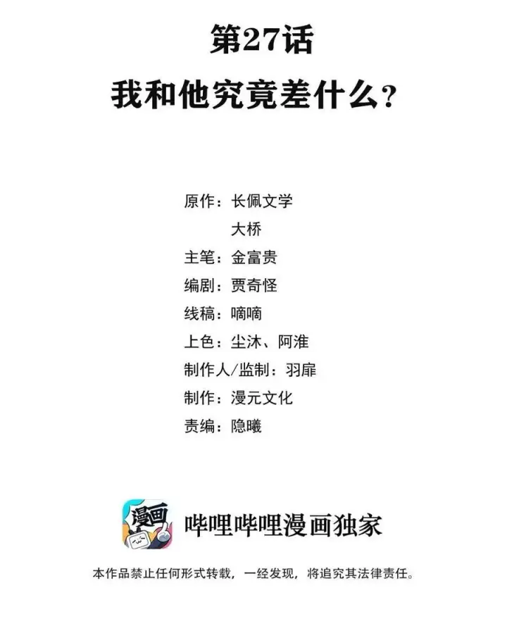 漫画《穿书后我连女配都不是》027 我和他究竟差什么？第2张图