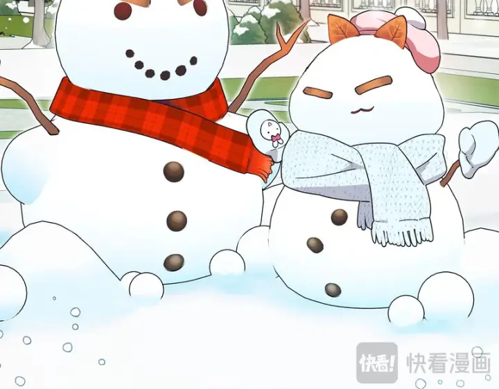 《反派少女被爱意围绕》第109话 堆雪人图139