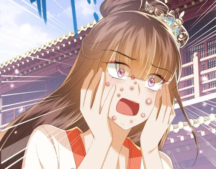 《满级绿茶穿成小可怜》第56话 梅妃毁容图43