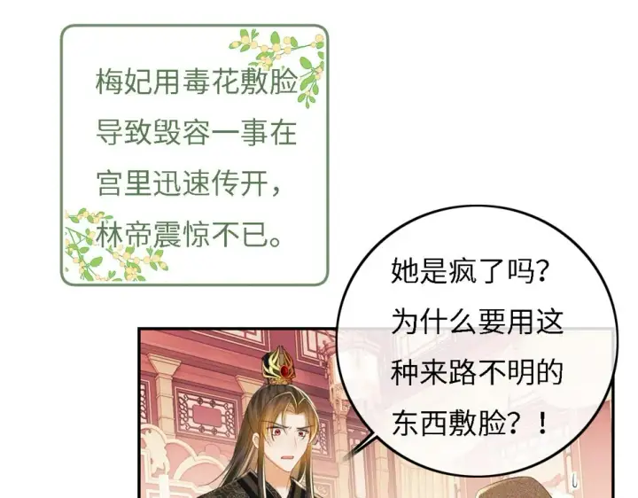 《满级绿茶穿成小可怜》第56话 梅妃毁容图55