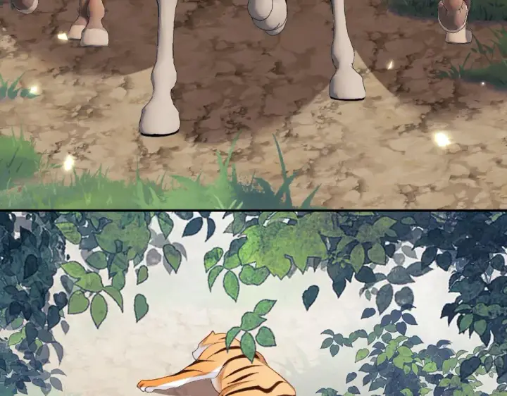 《满级绿茶穿成小可怜》第71话 奚贵妃打虎图49