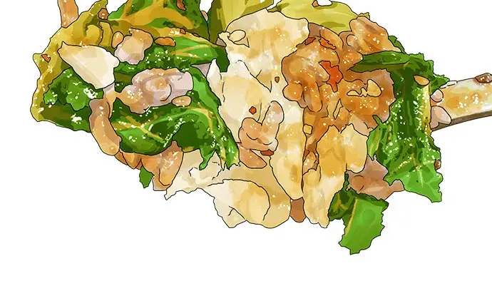 《米虫的一日三餐》第272话 春白菜拌饭图72