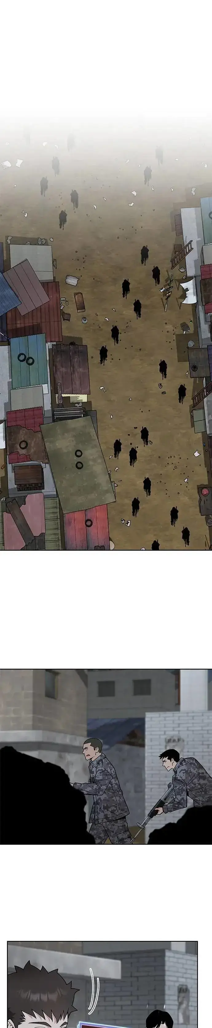 《灭亡世界的伙房兵》第75话 大型幸存者集团图1