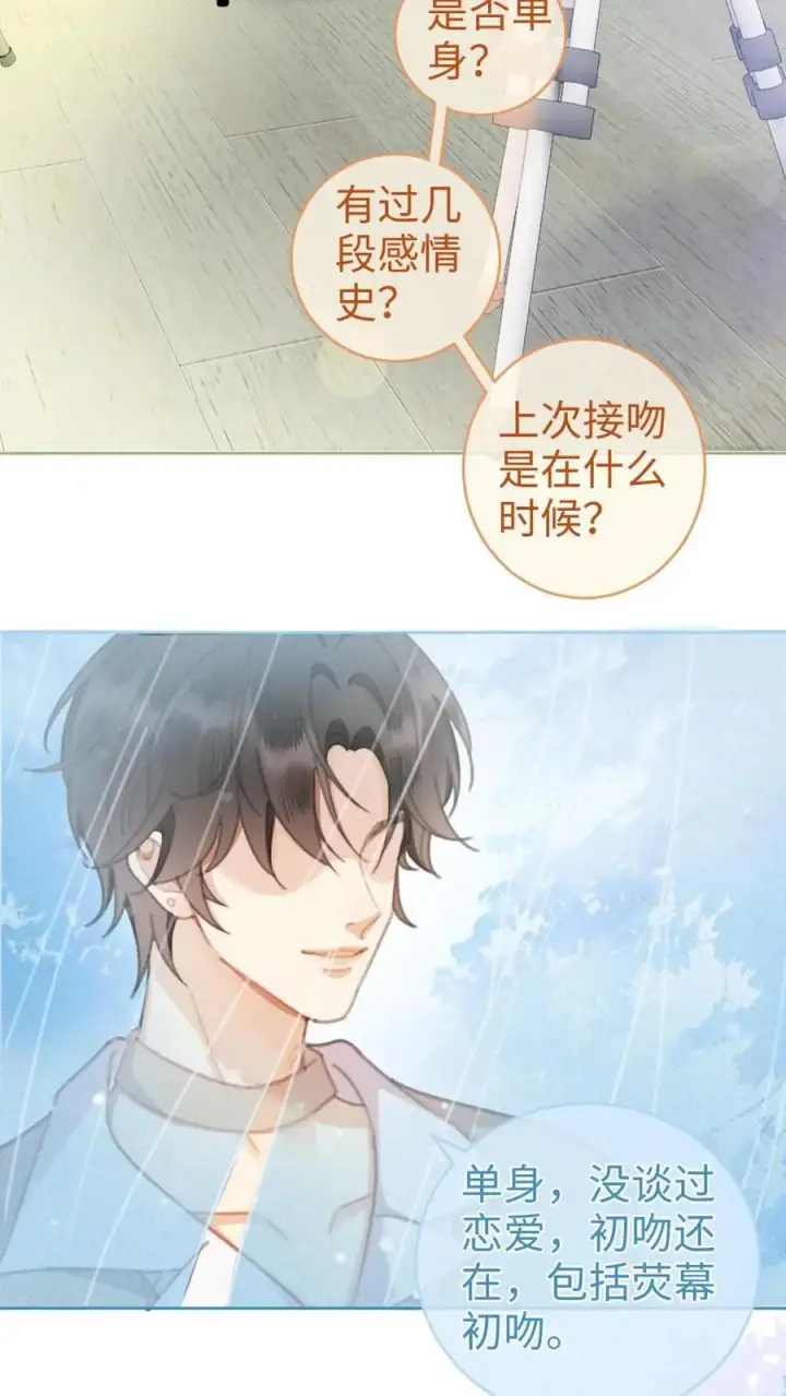 《明撩！暗诱！和顶流影帝恋综撒糖》第8话 恋综开播，坦白理想型图22