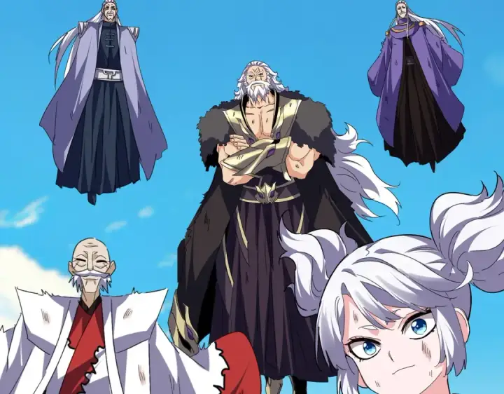 《魔皇大管家》第766话 五老合作图3