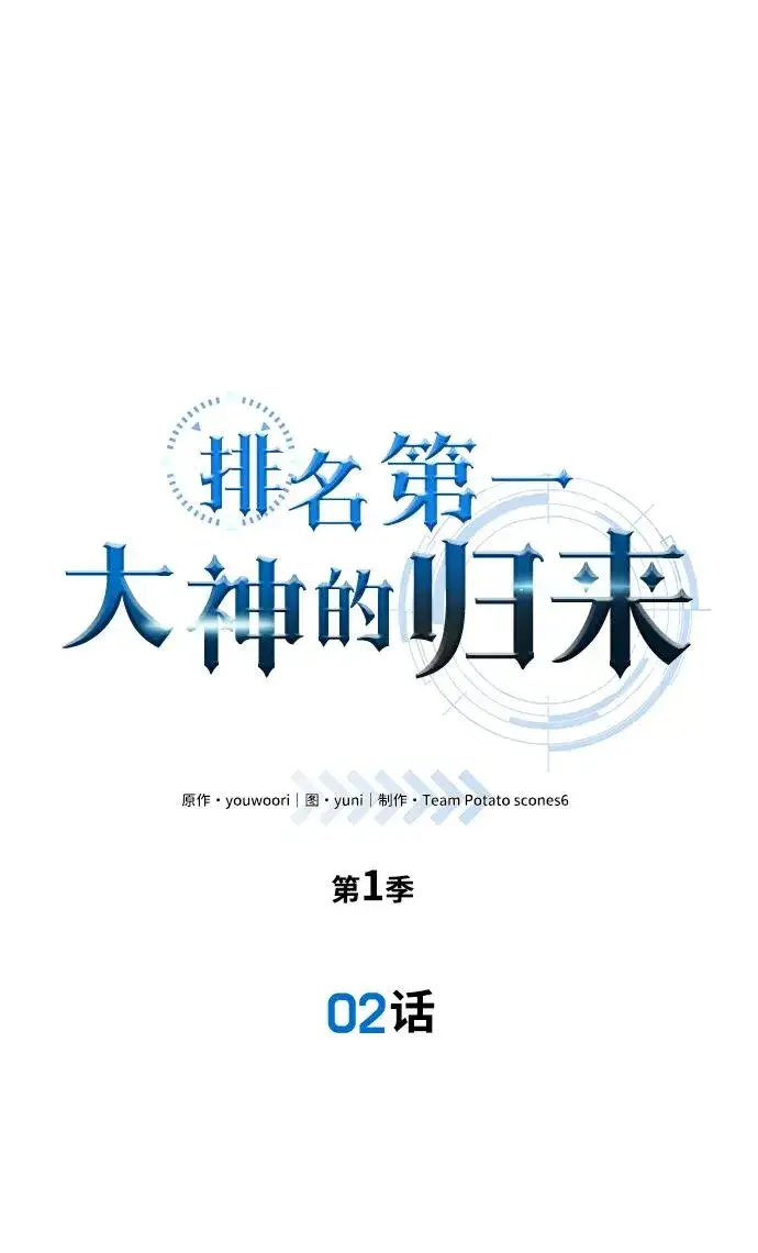 《排名第一大神的归来》第2话图2