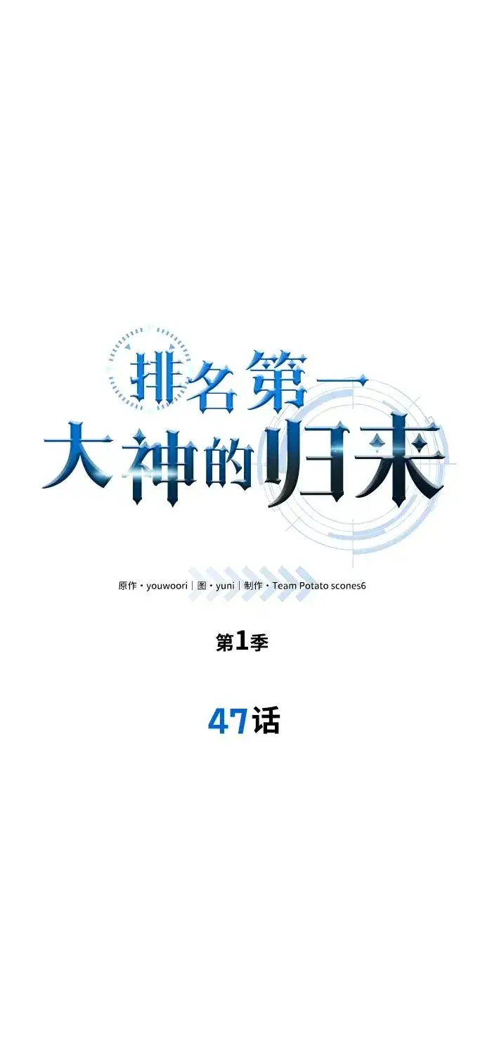 《排名第一大神的归来》第47话图8