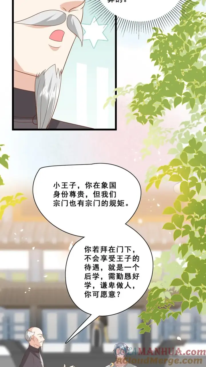 《团宠萌宝：四岁小师傅下山了》第179话 王子的天价拜师礼图11