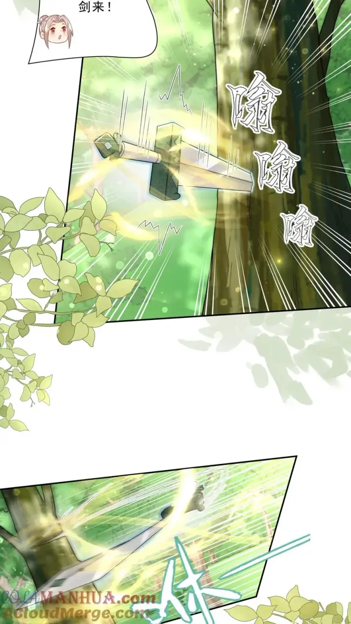 《团宠萌宝：四岁小师傅下山了》第300话 以气御剑图15
