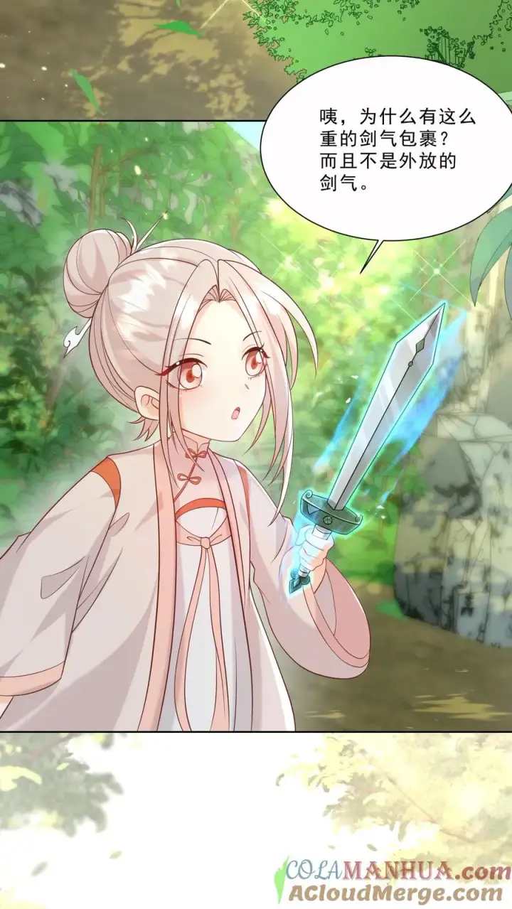 《团宠萌宝：四岁小师傅下山了》第300话 以气御剑图3