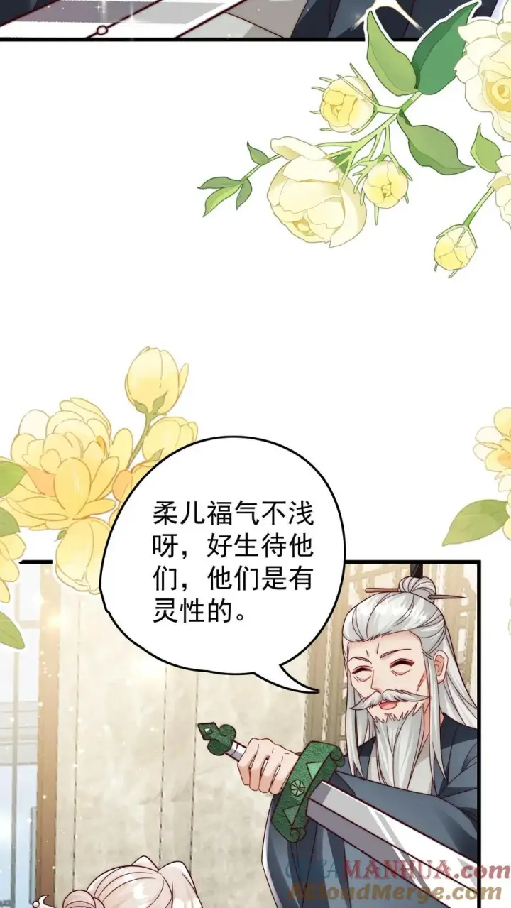 《团宠萌宝：四岁小师傅下山了》第305话 谁教你念的诗图21