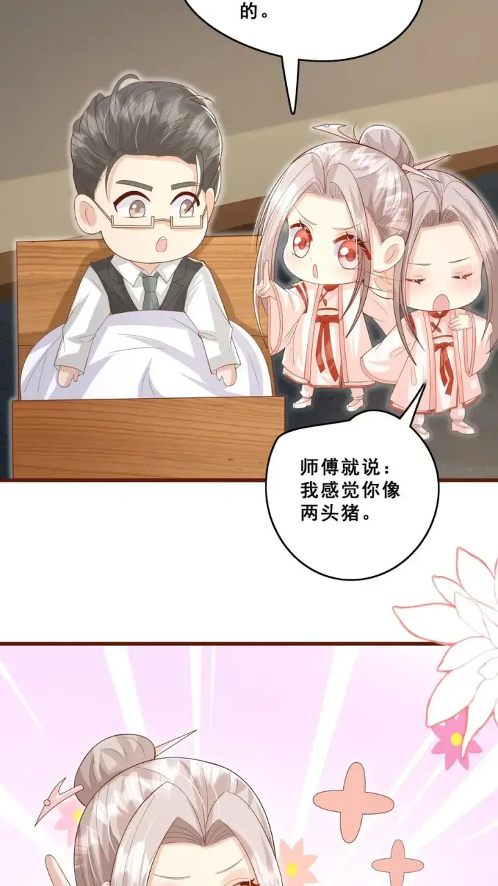 《团宠萌宝：四岁小师傅下山了》第74话 两头猪的笨图10