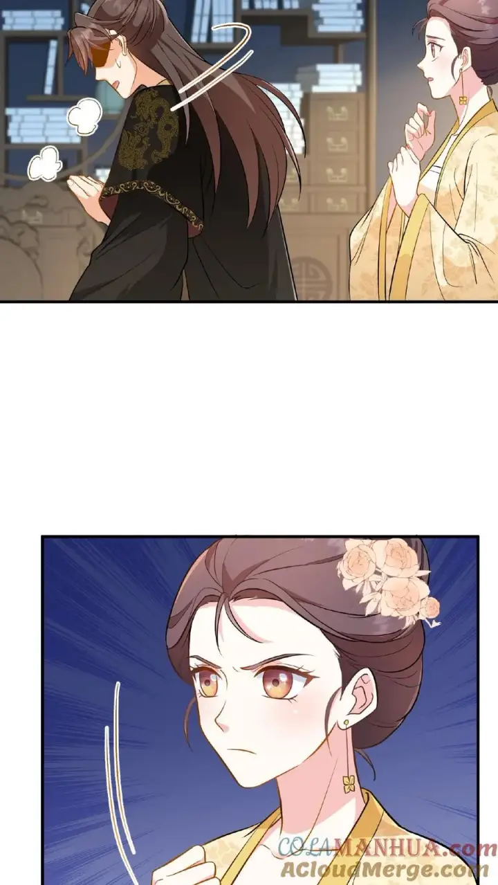 《我穿回暴君小时候打翻他奶瓶》第104话 这是你第几次为了别人来找朕？图25
