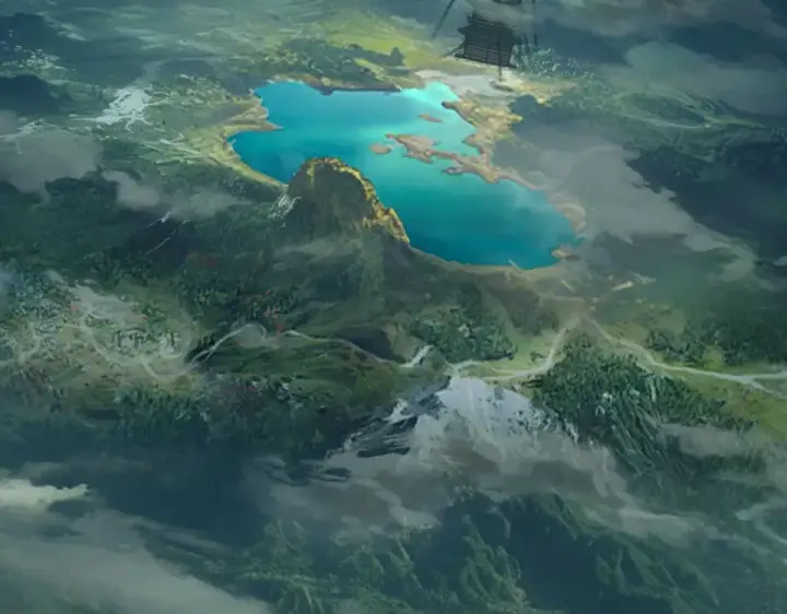 《我！天命大反派》第299话 镜湖之地图102