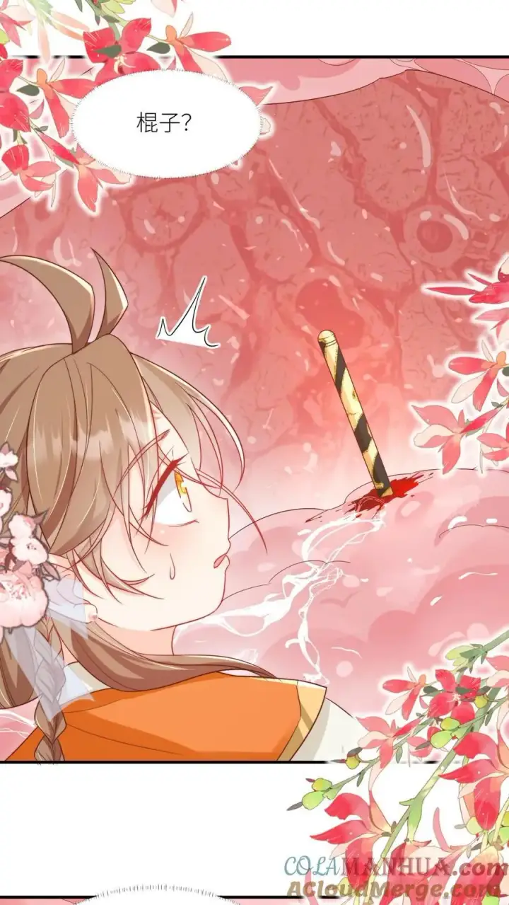 《小师妹明明超强却过分沙雕》第60话 君子不夺人所好，就叫它夺笋吧图3