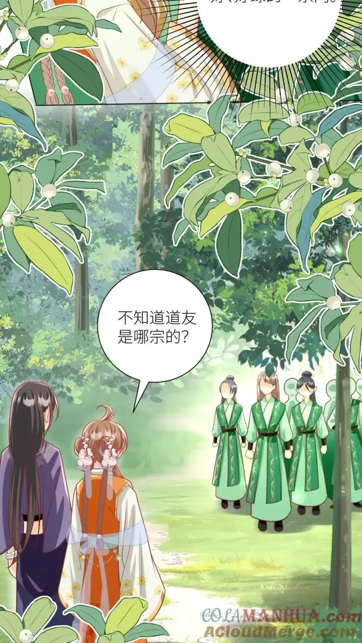 《小师妹明明超强却过分沙雕》第66话 好、好绿的宗门啊！图17