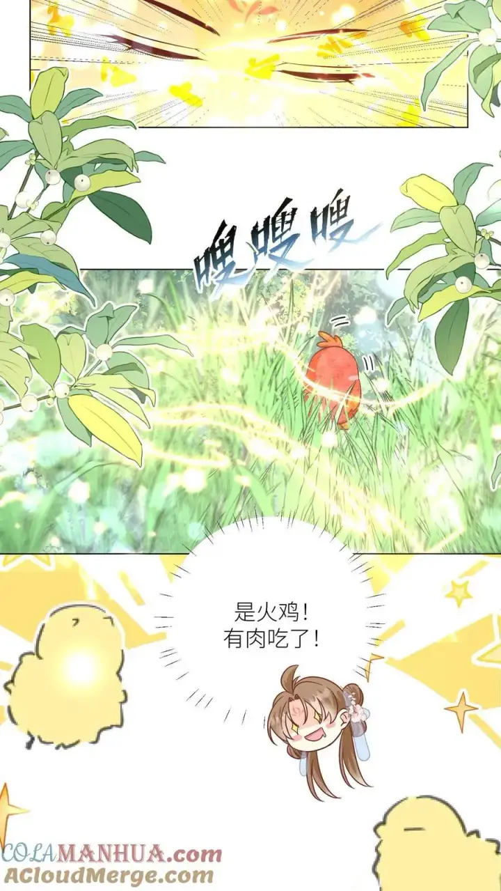 《小师妹明明超强却过分沙雕》第69话 晚餐烤火鸡预定图15